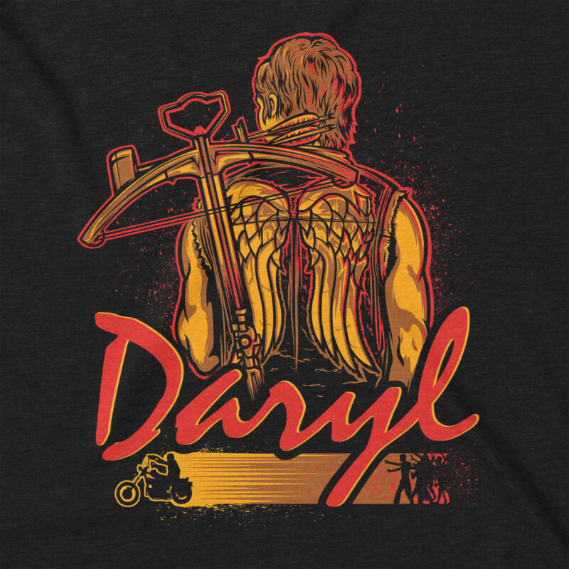 Daryl Walking Dead Parody T-shirt Design