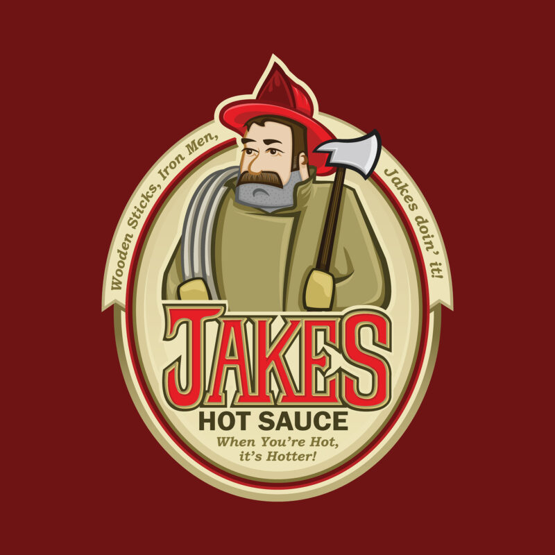 Jake’s Hot Sauce Logo Design