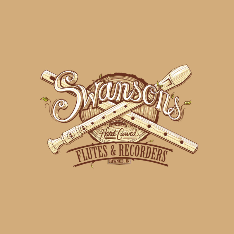 Swanson’s Flutes & Recorders Logo Design