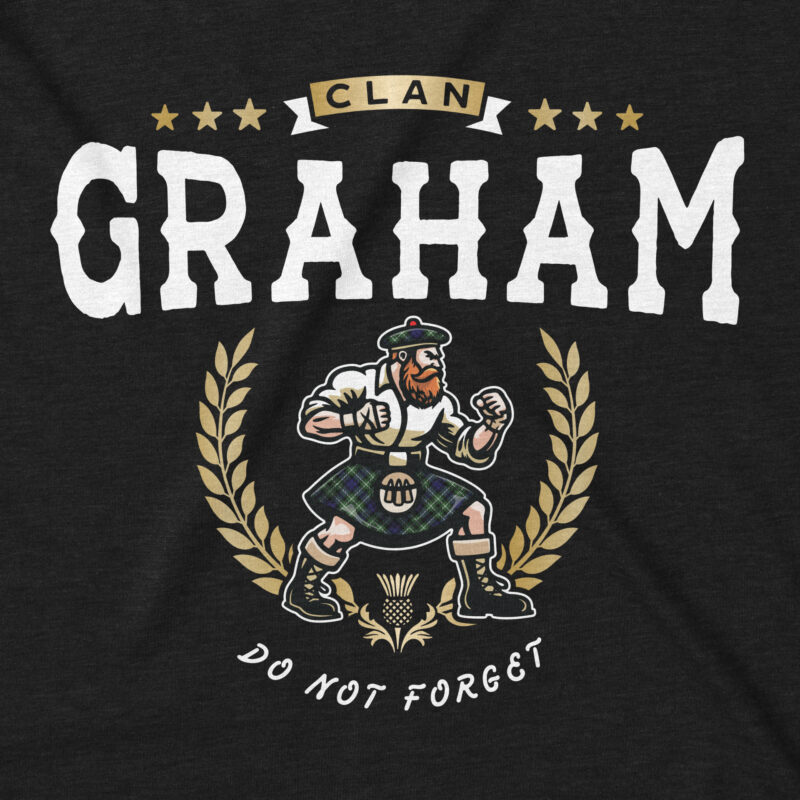 Celtic Folk Scottish Clan Warrior T-shirt Design